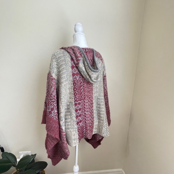 Vintage Havana hooded poncho sweater Medium - Picture 5 of 11